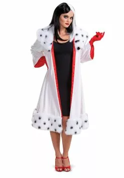 Disguise 101 Dalmatians Animated Cruella Jacket Deluxe Costume For Women