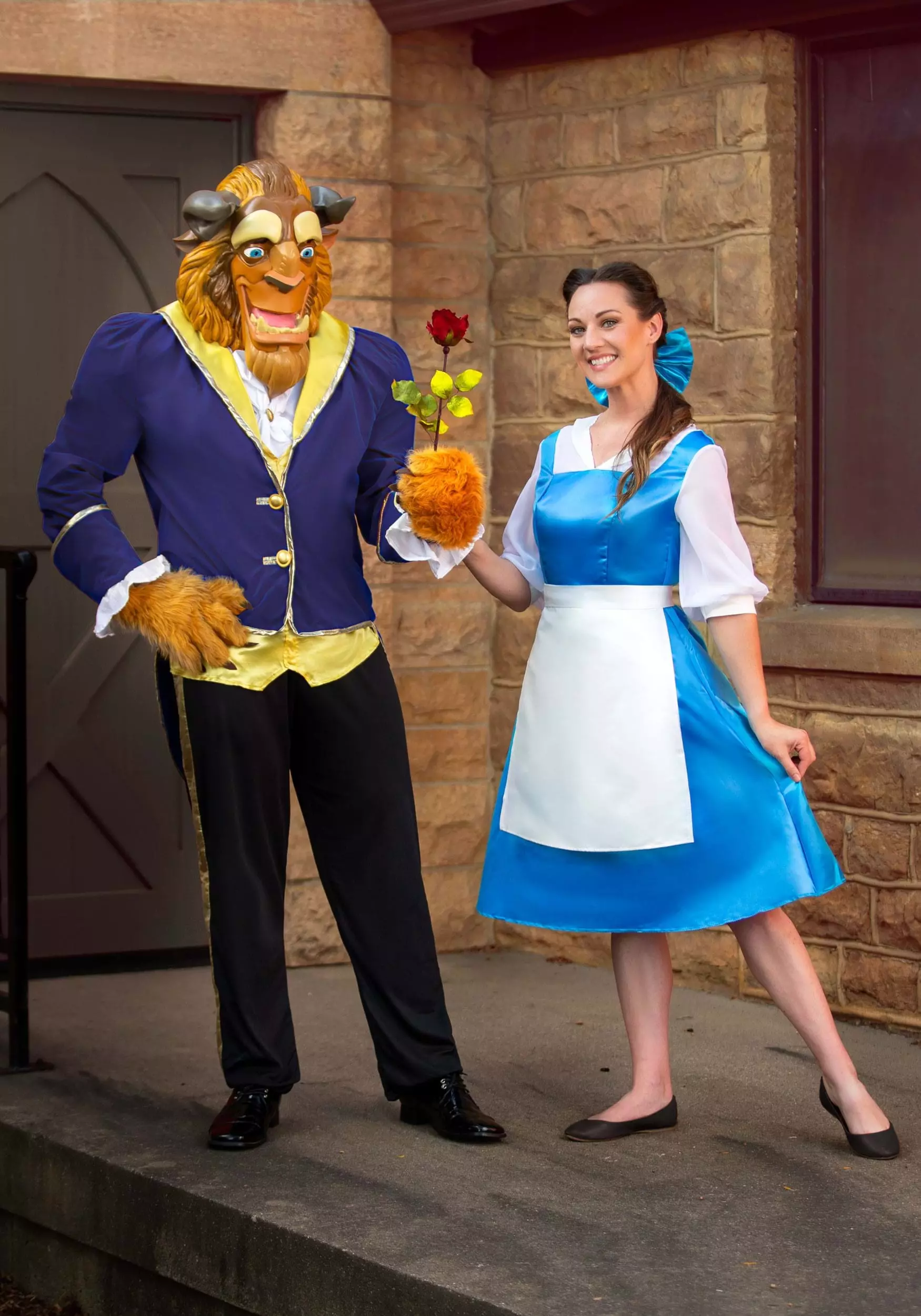 Disguise Beauty And The Beast Belle Blue Costume Dress For Adults - Image 2