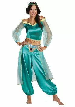 Disguise Aladdin Animated Jasmine Prestige Costume For Women