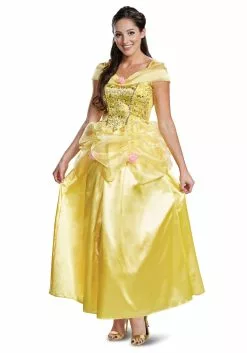 Disguise Beauty & The Beast Adult Deluxe Classic Belle Costume