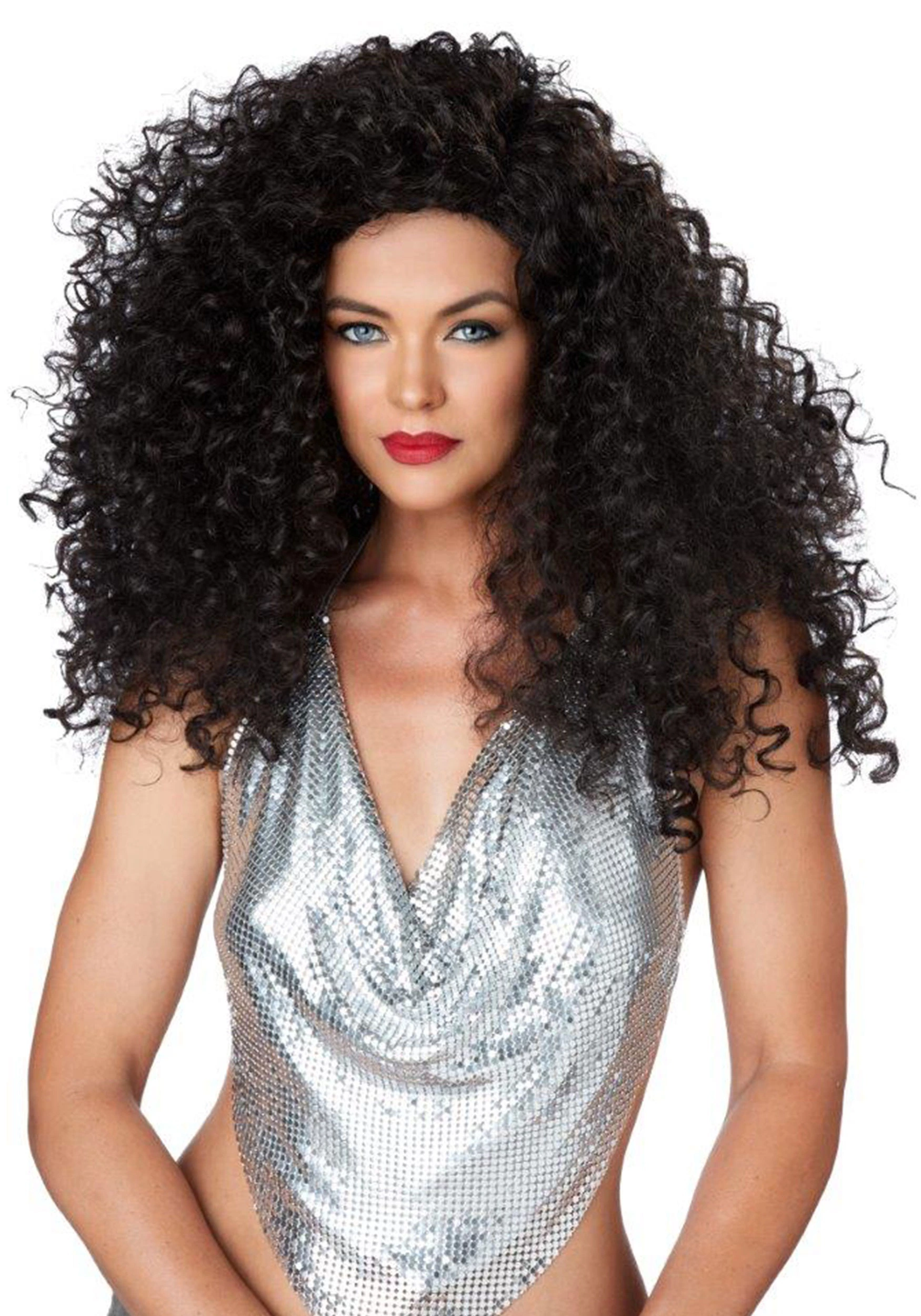 California Costume Collection Brunette Disco Diva Women's Wig