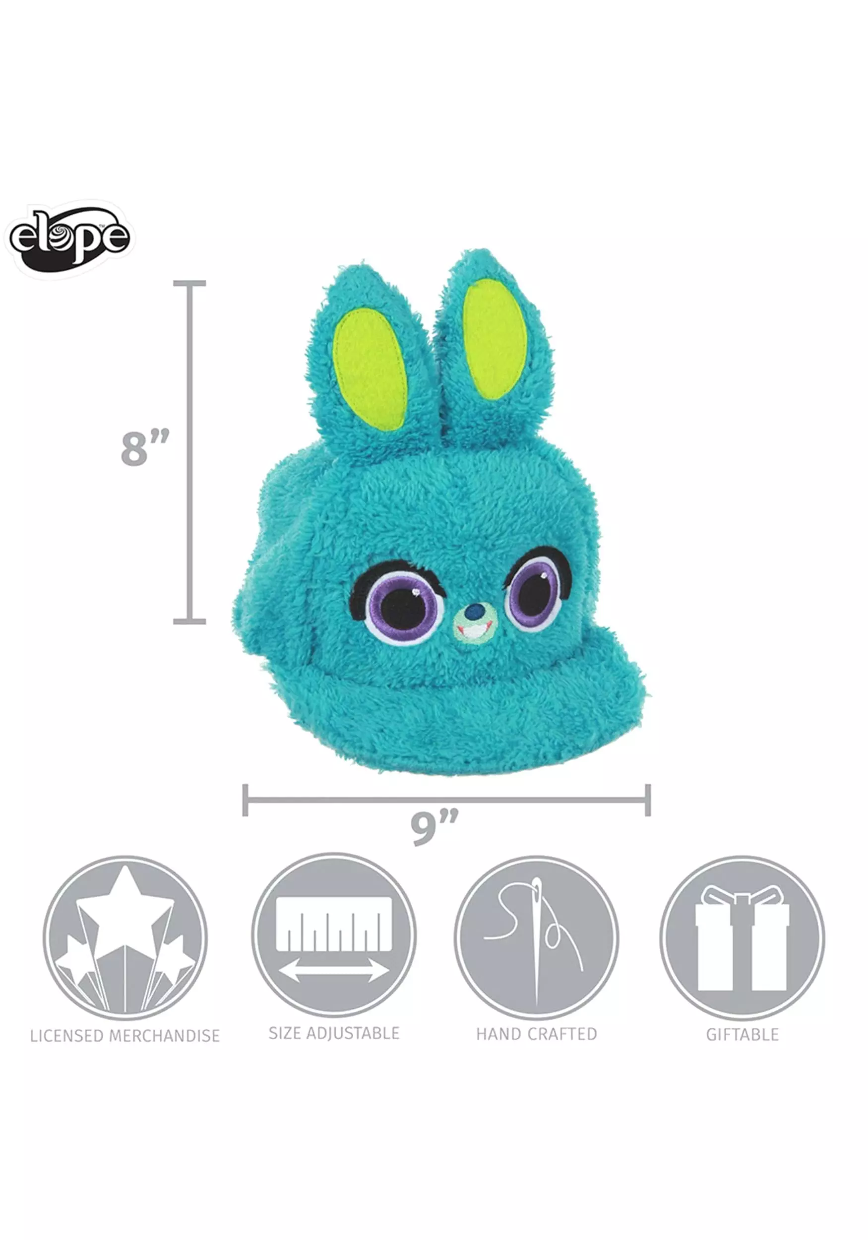 Elope Disney Fuzzy Bunny Toy Story Cap - Image 7