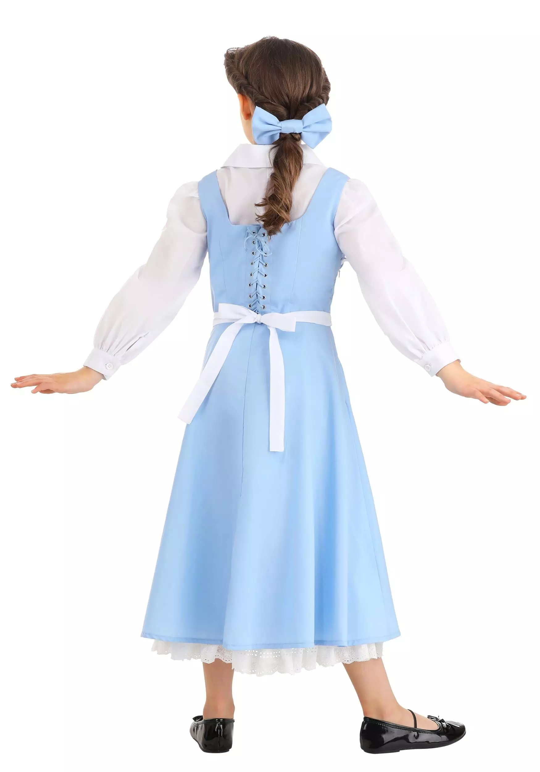 Fun Costumes Belle Blue Dress Costume For Kids From Disney's Beauty And The Beast - Image 4