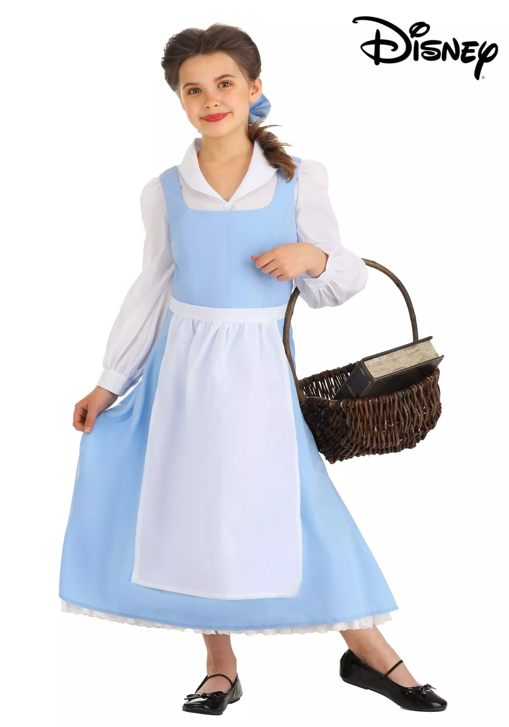 Fun Costumes Belle Blue Dress Costume For Kids From Disney's Beauty And The Beast - Image 3