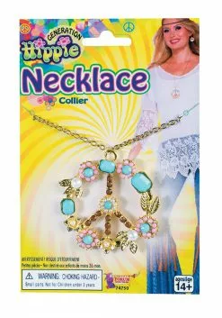 Forum Novelties, Inc Deluxe Hippie Peace Sign Necklace