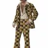 California Costume Collection Mens Disco Leisure Suit Costume