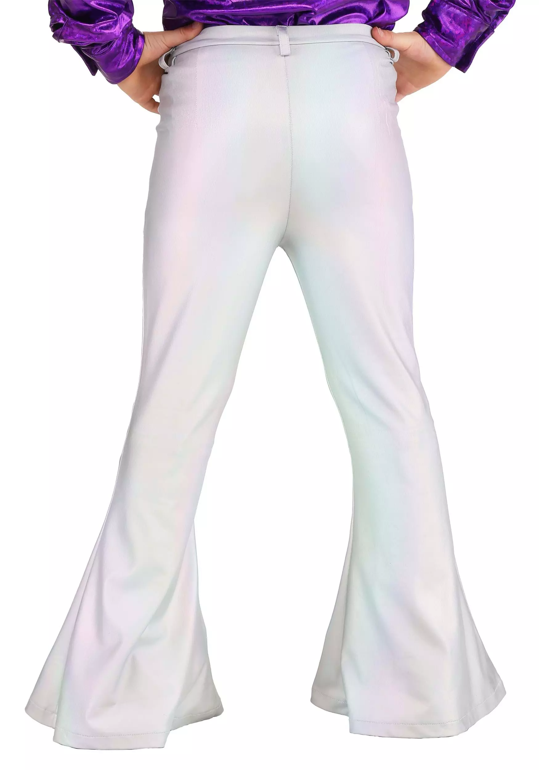 Fun Costumes Holographic Disco Kid's Pants - Image 2