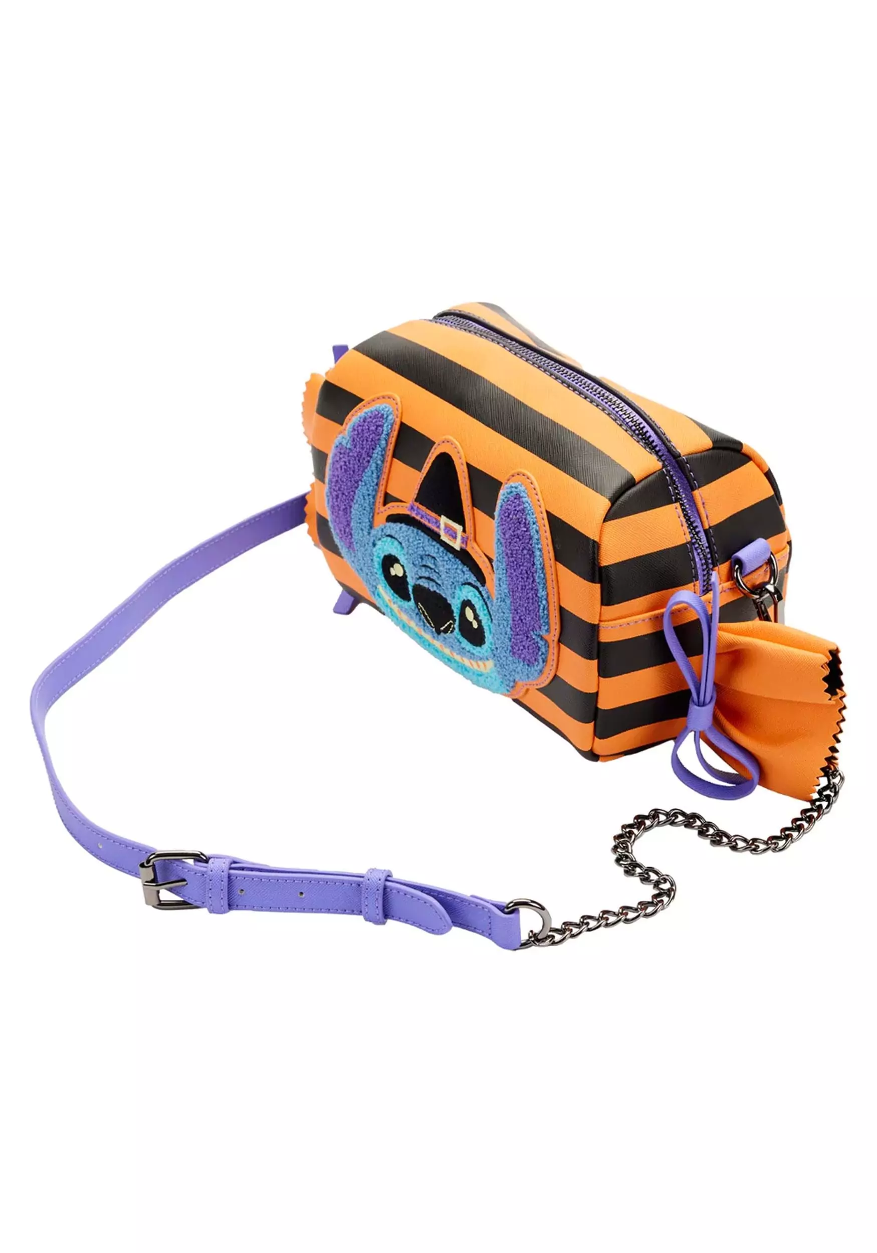 Lilo And Stitch Disney Loungefly Striped Halloween Bag - Image 2