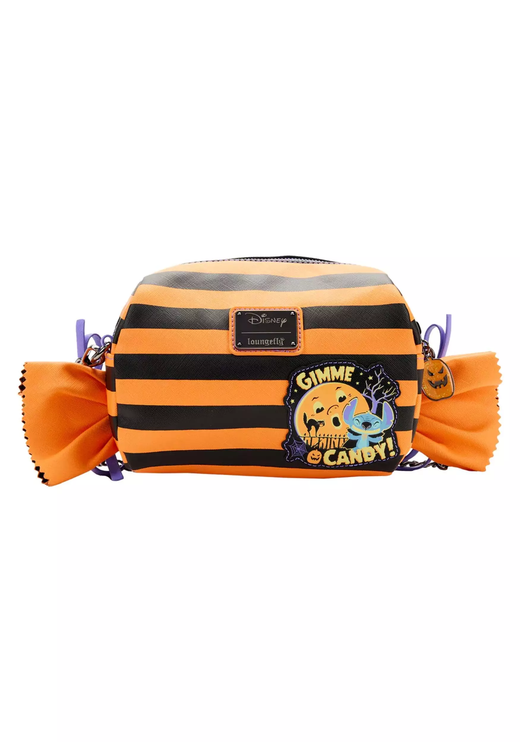 Lilo And Stitch Disney Loungefly Striped Halloween Bag - Image 3