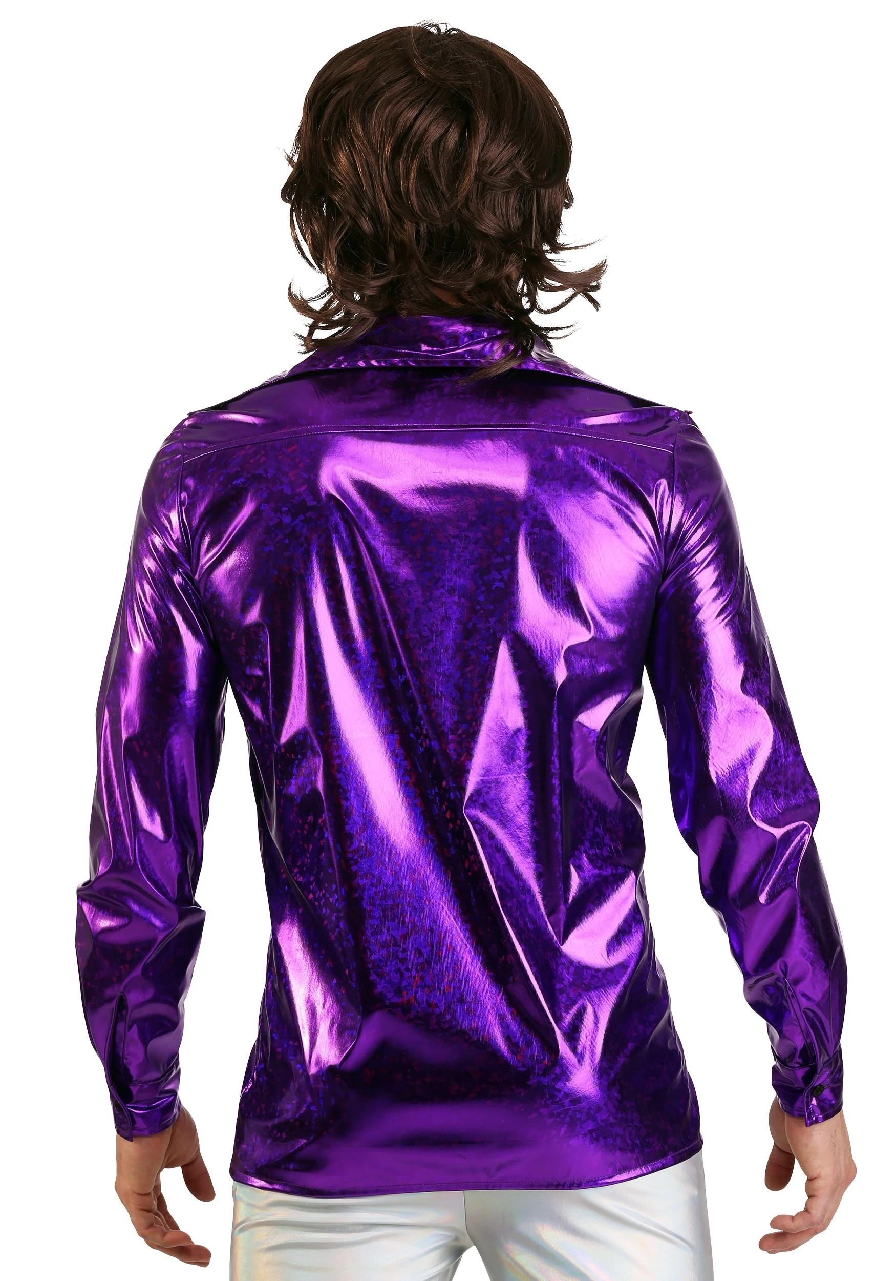 Fun Costumes Men's Shattered Glass Disco Shirt - Image 3