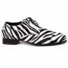 Ellie Zebra Pimp Shoe For Men