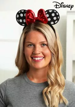 Elope Disney Minnie Mouse Sequined Ears Headband