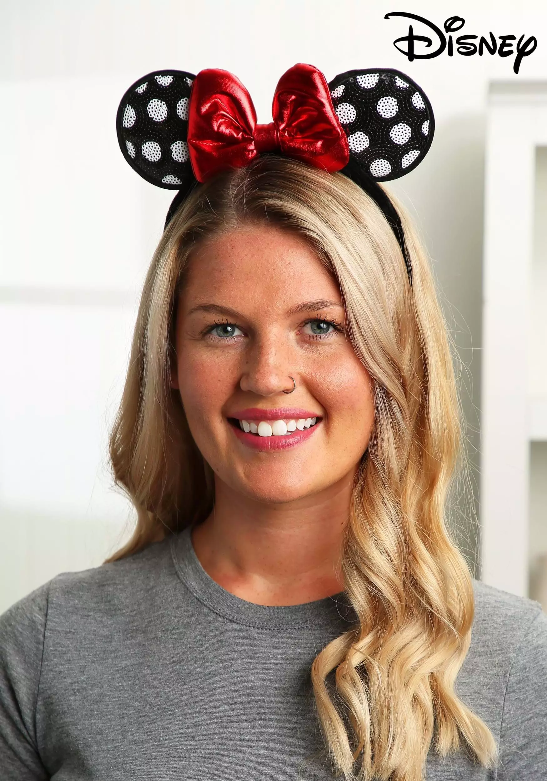 Elope Disney Minnie Mouse Sequined Ears Headband