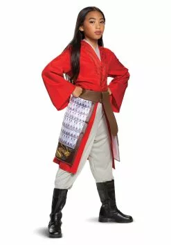 Disguise Deluxe Mulan Red Girl's Hero Costume