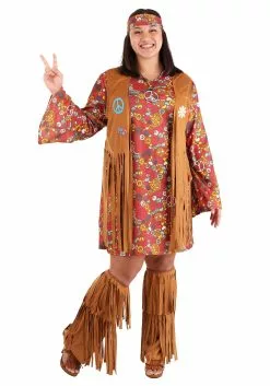Fun World Peace & Love Plus Size Costume