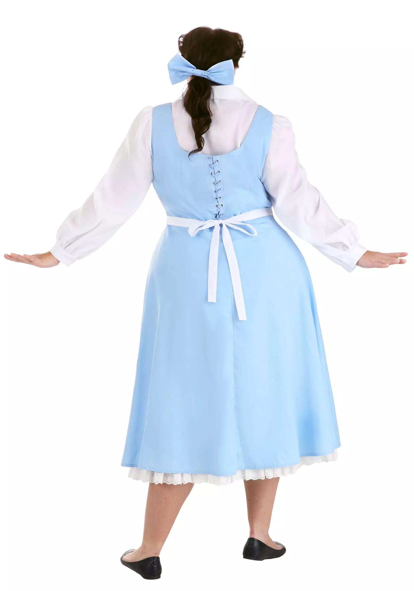 Fun Costumes Belle Blue Dress Costume For Plus Size Women From Disney's Beauty And The Beast - Image 3