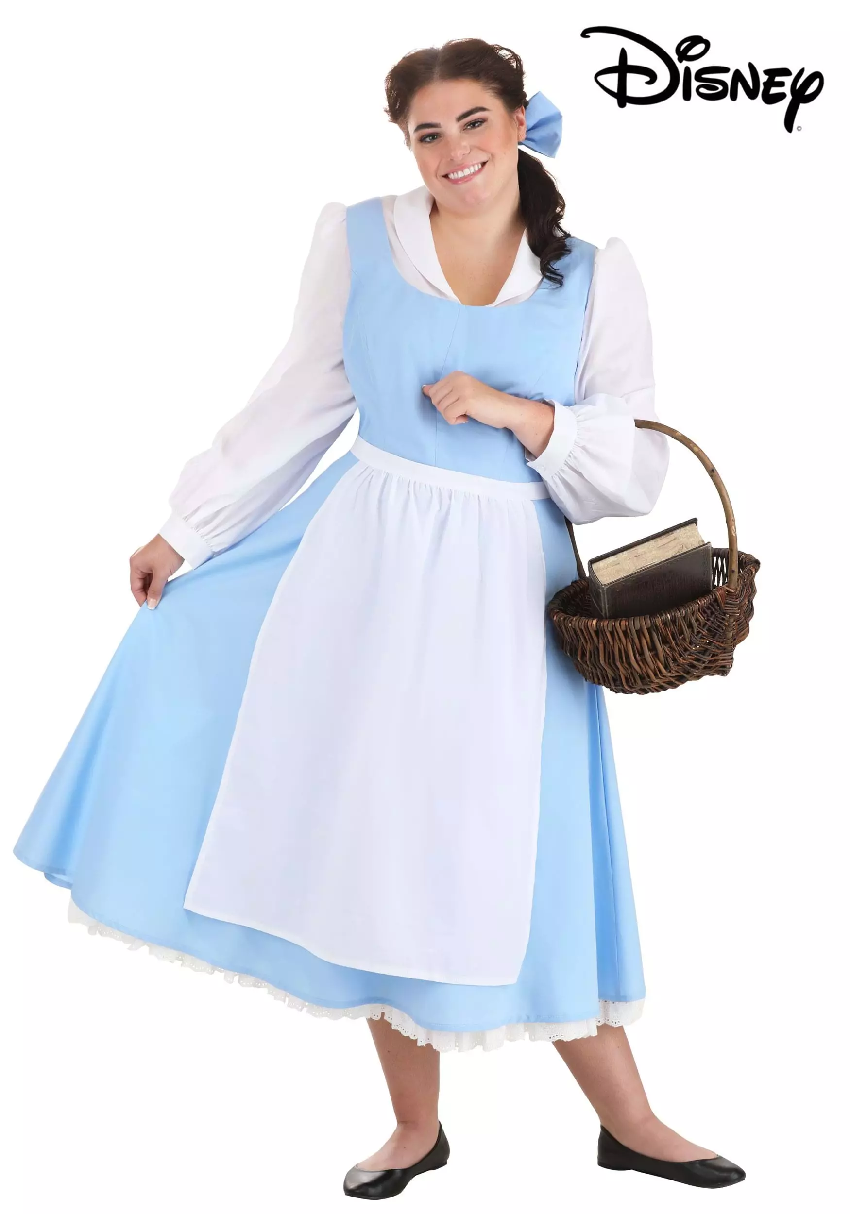 Fun Costumes Belle Blue Dress Costume For Plus Size Women From Disney's Beauty And The Beast - Image 2