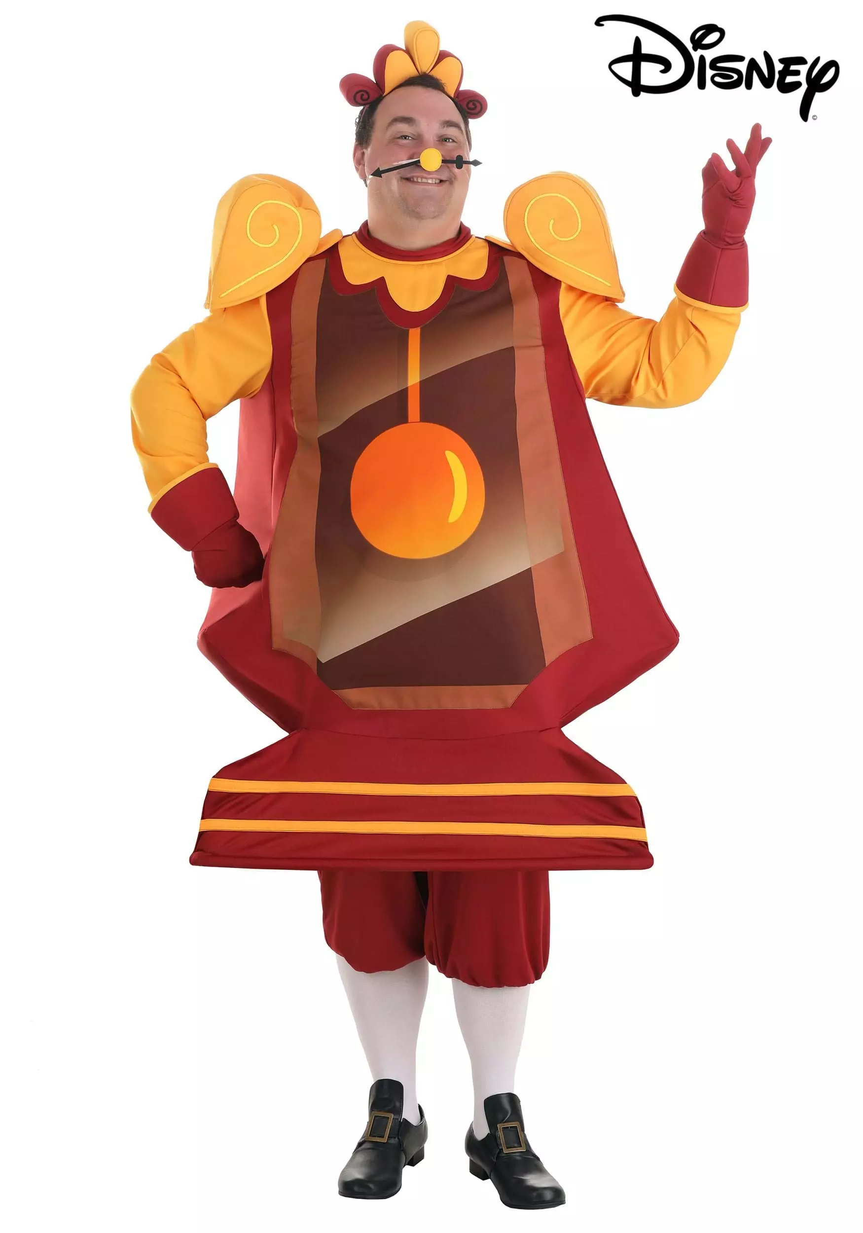Fun Costumes Cogsworth Costume For Plus Size Men From Disney's Beauty And The Beast - Image 2