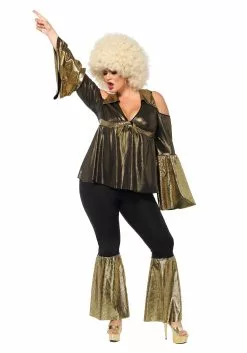 LEG AVENUE Plus Size Disco Diva Costume