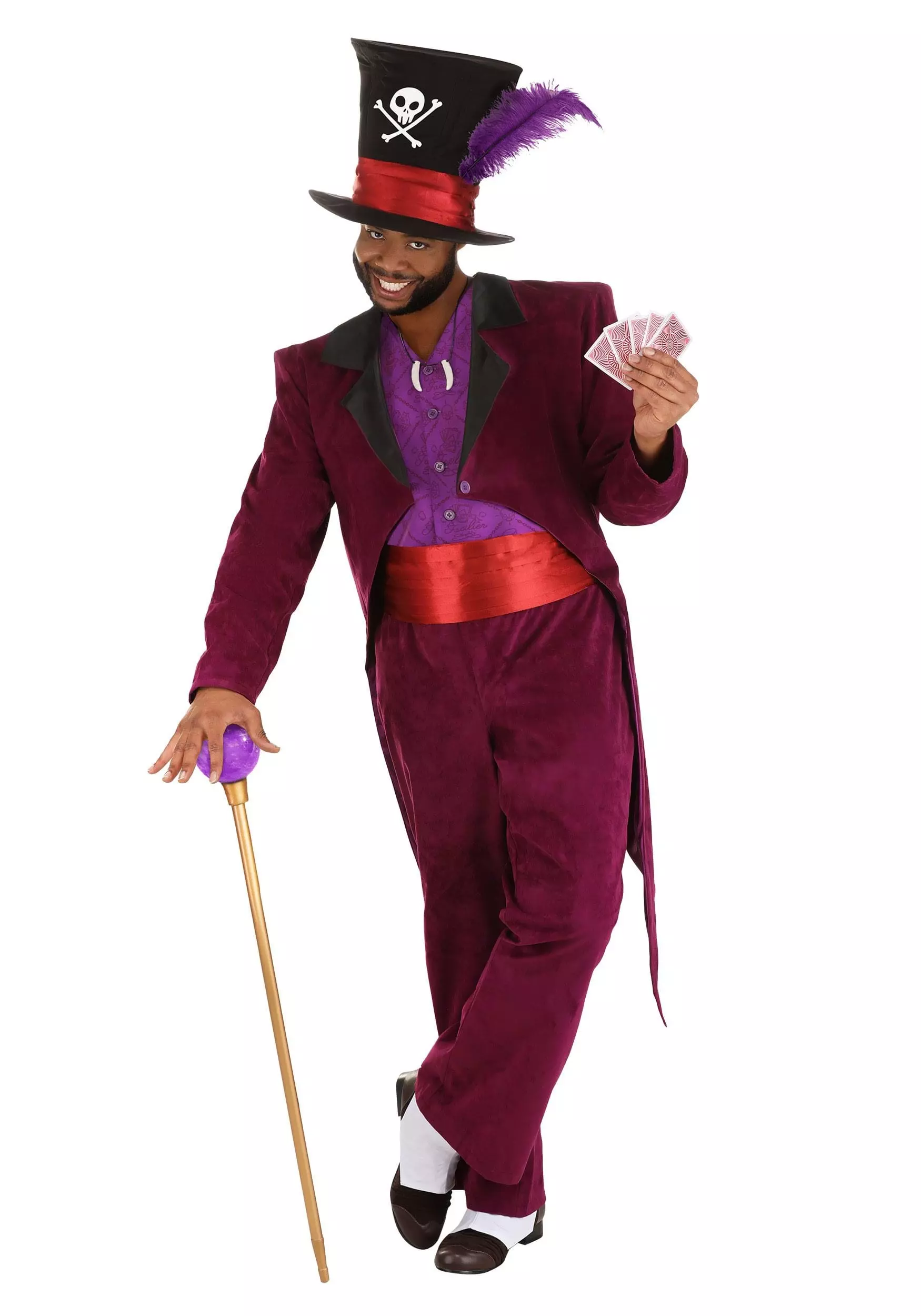 Fun Costumes Disney Plus Size Dr. Facilier Costume For Adults - Image 8