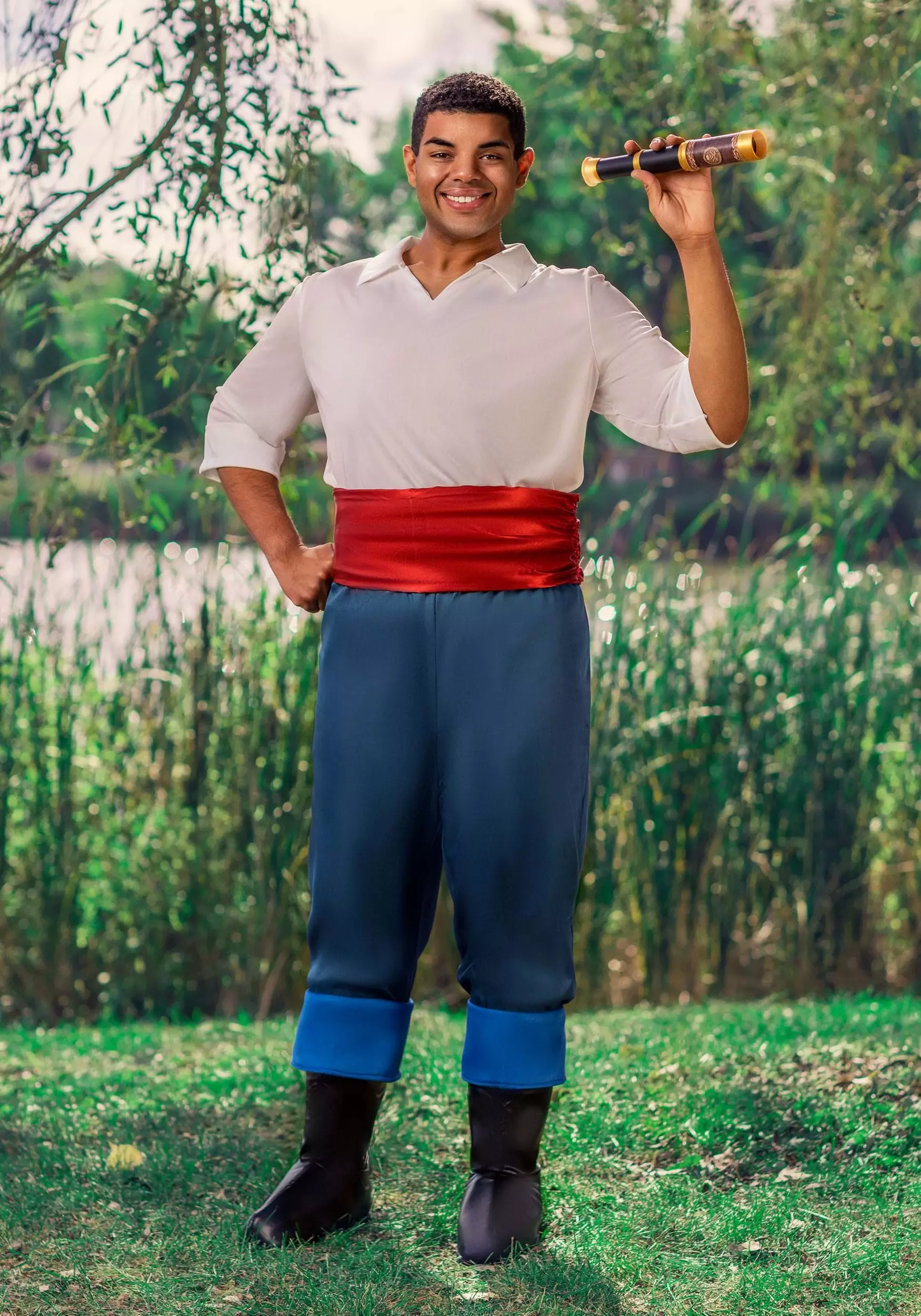 Armada Plus Size Disney Prince Eric Costume For Adults - Image 2