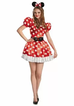 Disguise Red Minnie Classic Adult Costume