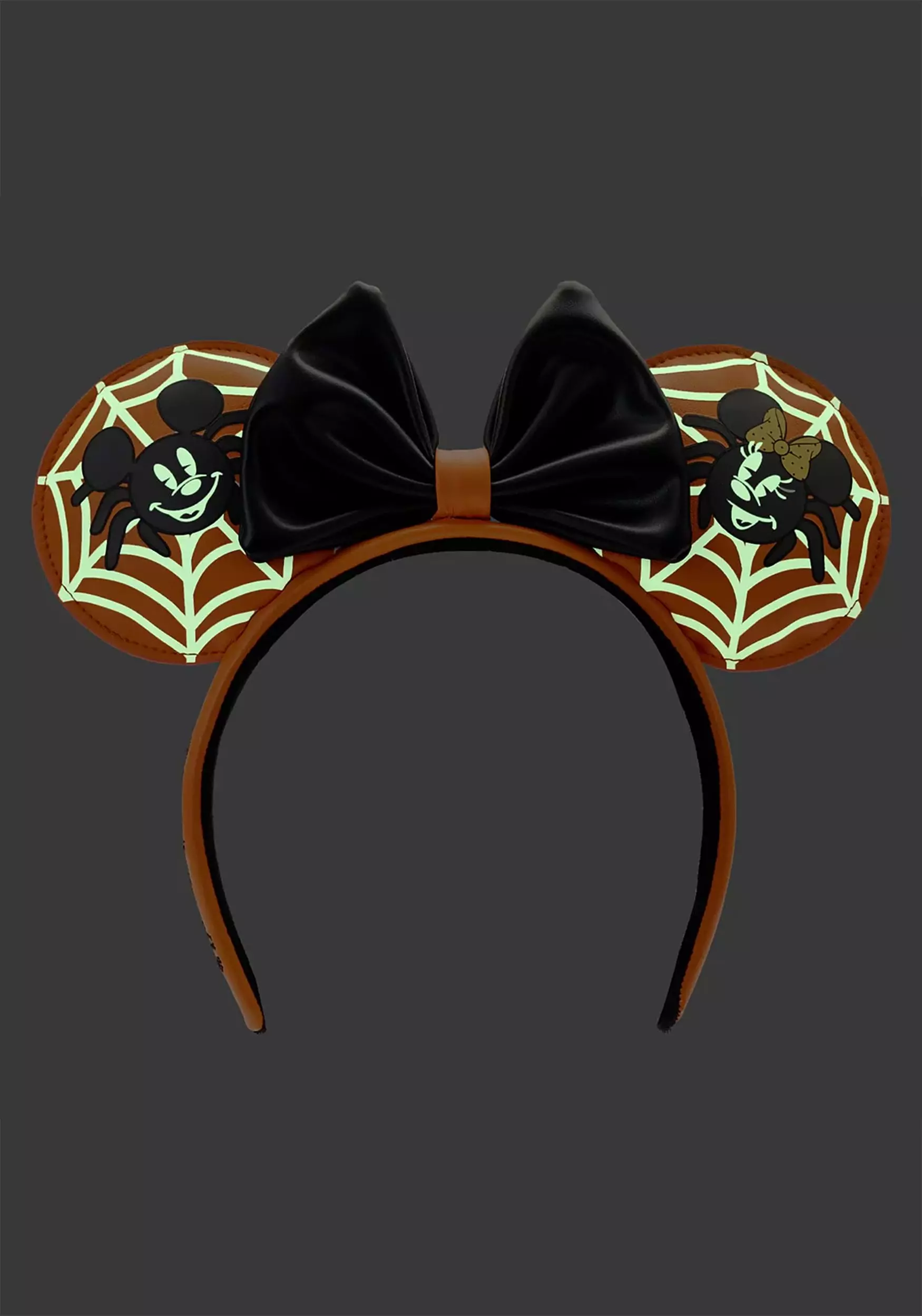 Stitch Shoppe By Loungefly Mickey & Minnie Glow Ear Spider Headband - Image 2