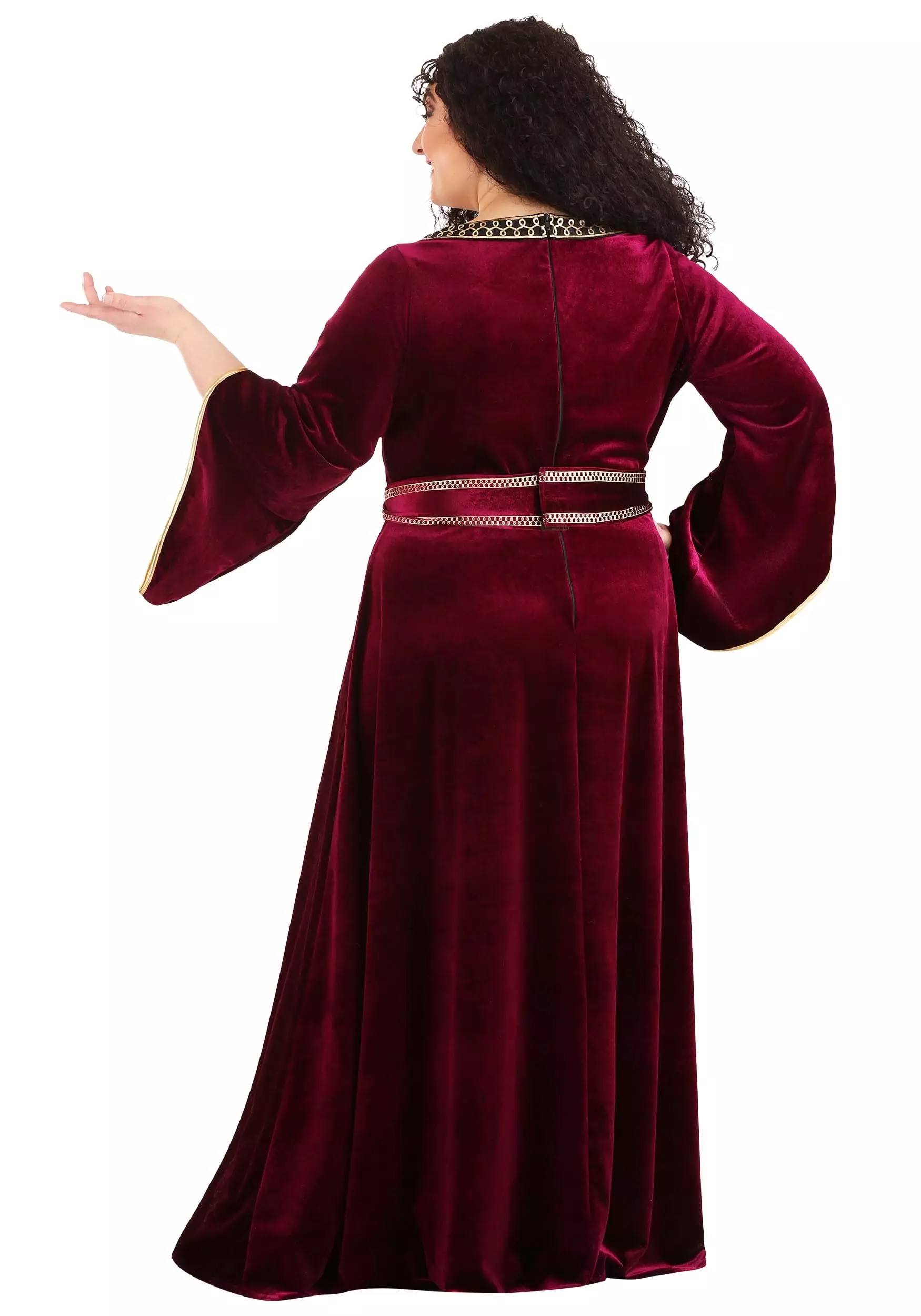 Fun Costumes Mother Gothel Costume For Plus Size Women From Disney's Tangled - Image 3