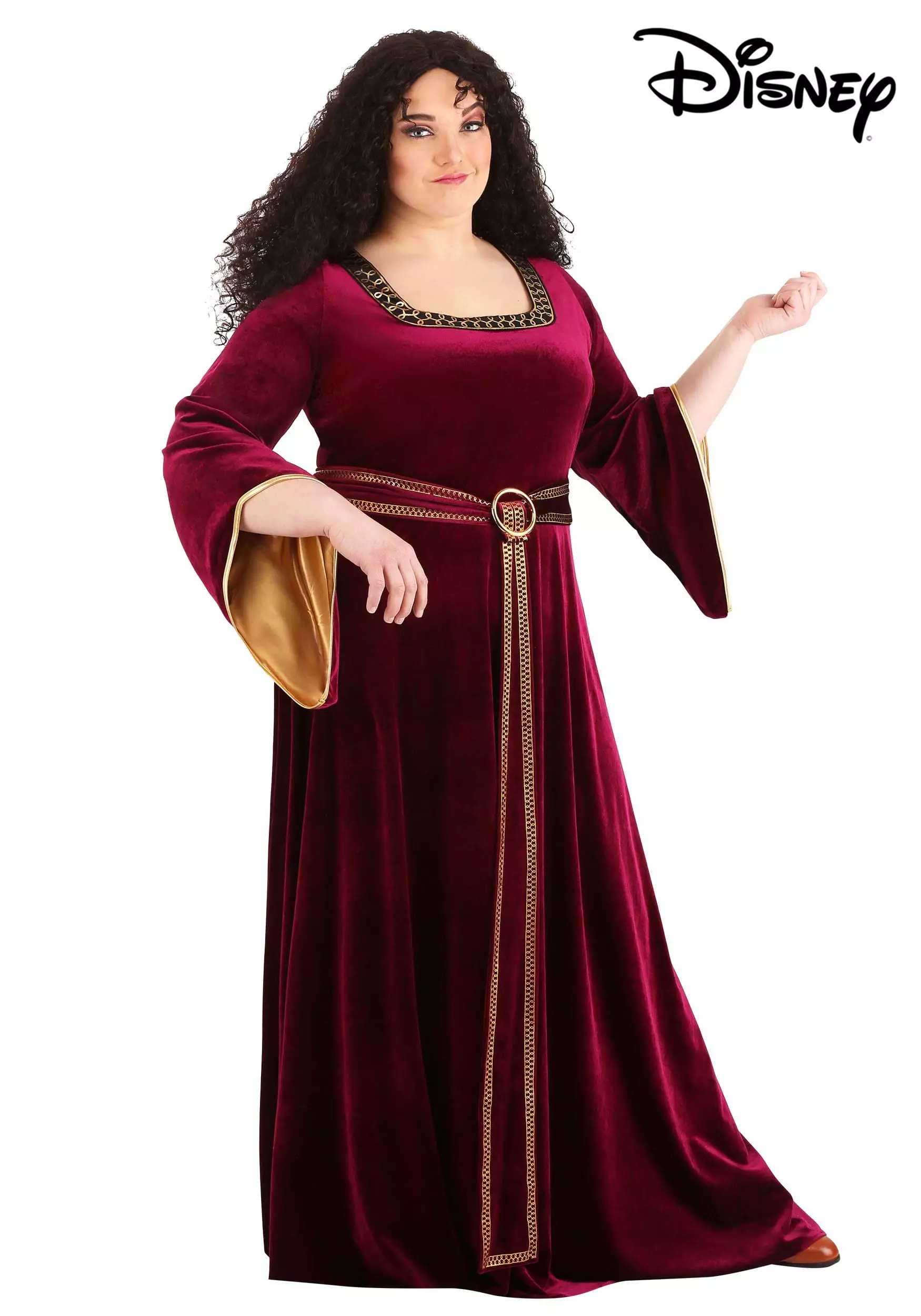 Fun Costumes Mother Gothel Costume For Plus Size Women From Disney's Tangled - Image 2