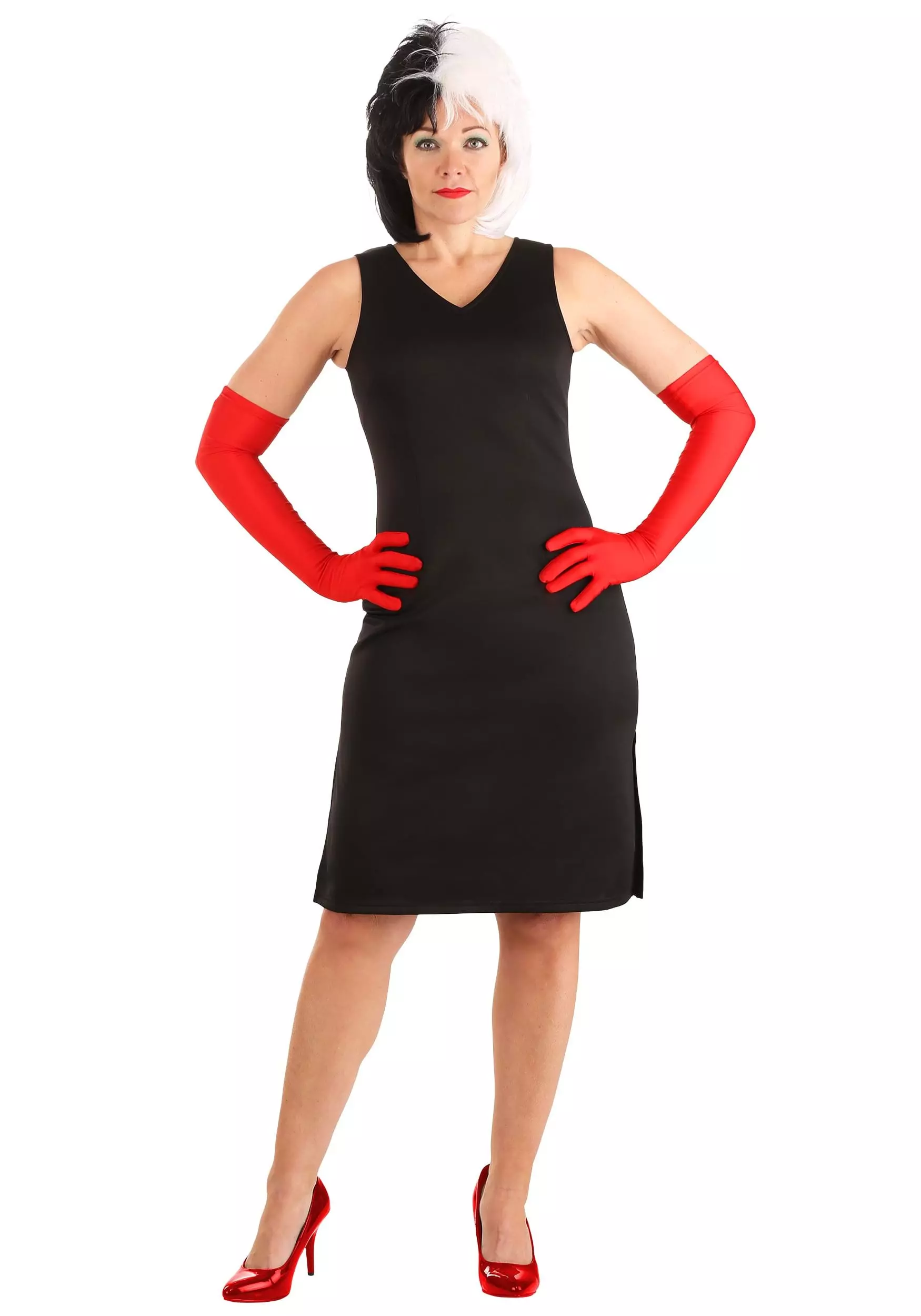 Fun Costumes Cruella De Vil Coat Costume For Women From Disney's 101 Dalmatians - Image 10