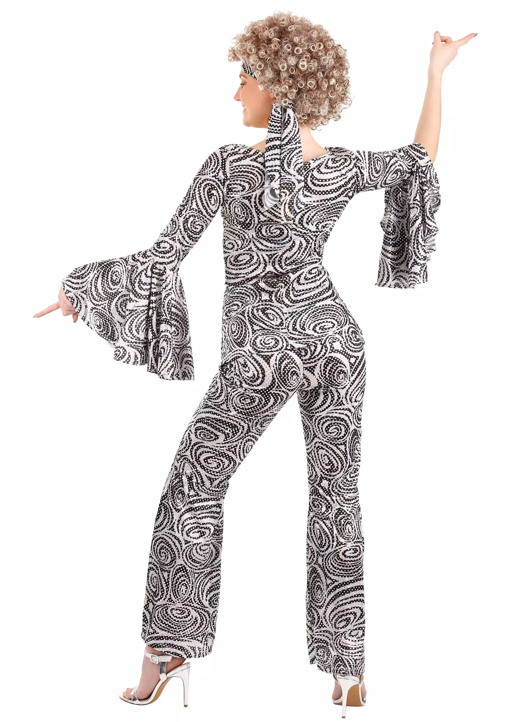 California Costume Collection Foxy Lady Women's Disco Costume - Image 2
