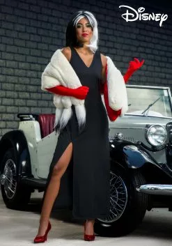 Fun Costumes Cruella De Vil Stole Costume For Women From Disney’s 101 Dalmatians