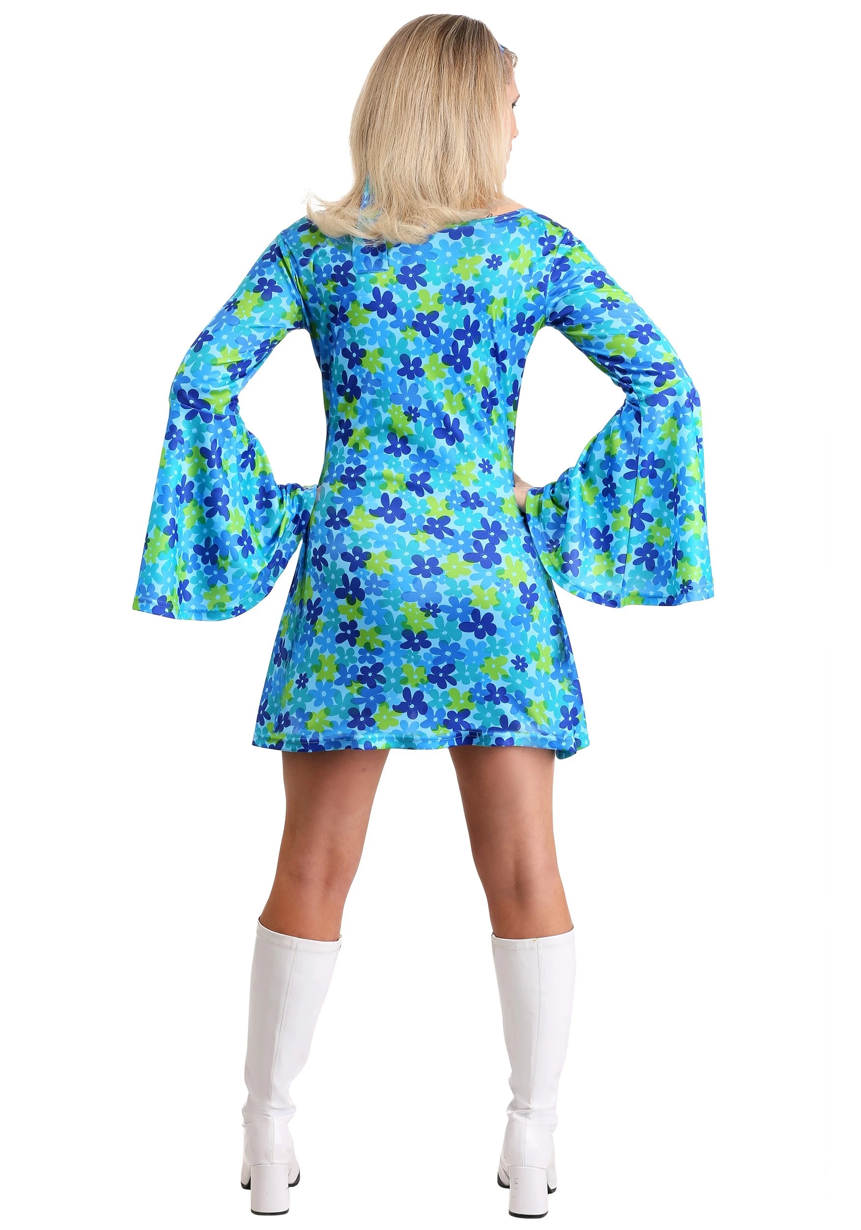 Fun Costumes Women's Wild Flower 70s Disco Dress Costume - Image 2