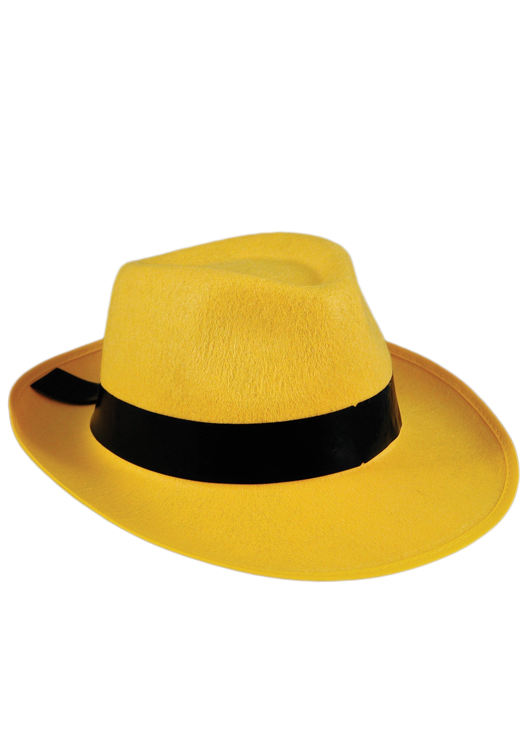 H.M. Smallwares Adult Yellow Fedora Costume Hat